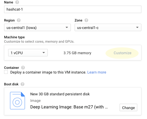 google cloud deep learning