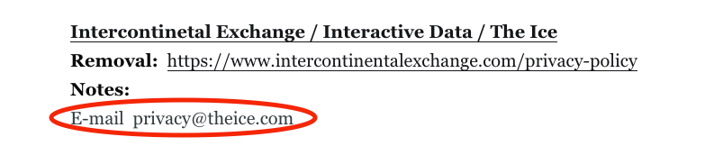 email opt out request