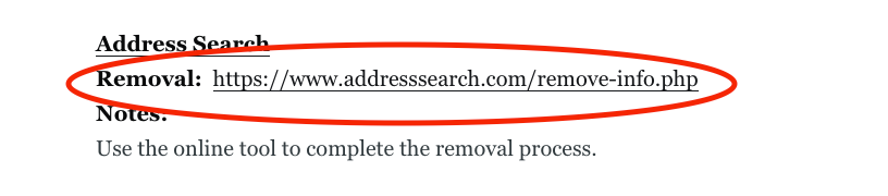 Opt out example