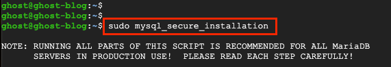 Secure MySQL Server