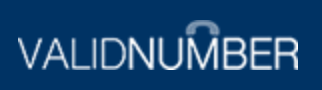 ValidNumber logo