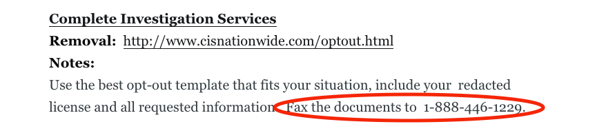 fax opt out free