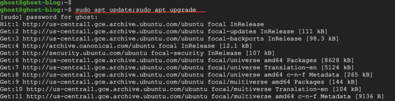 update Ubuntu